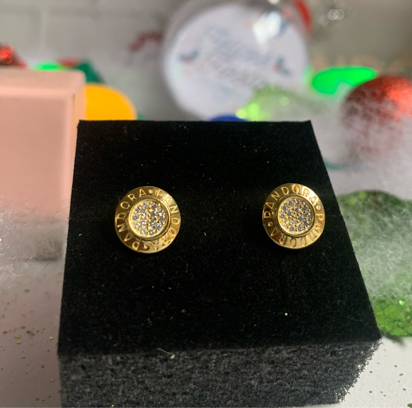 Aretes Logo Pandora Gold