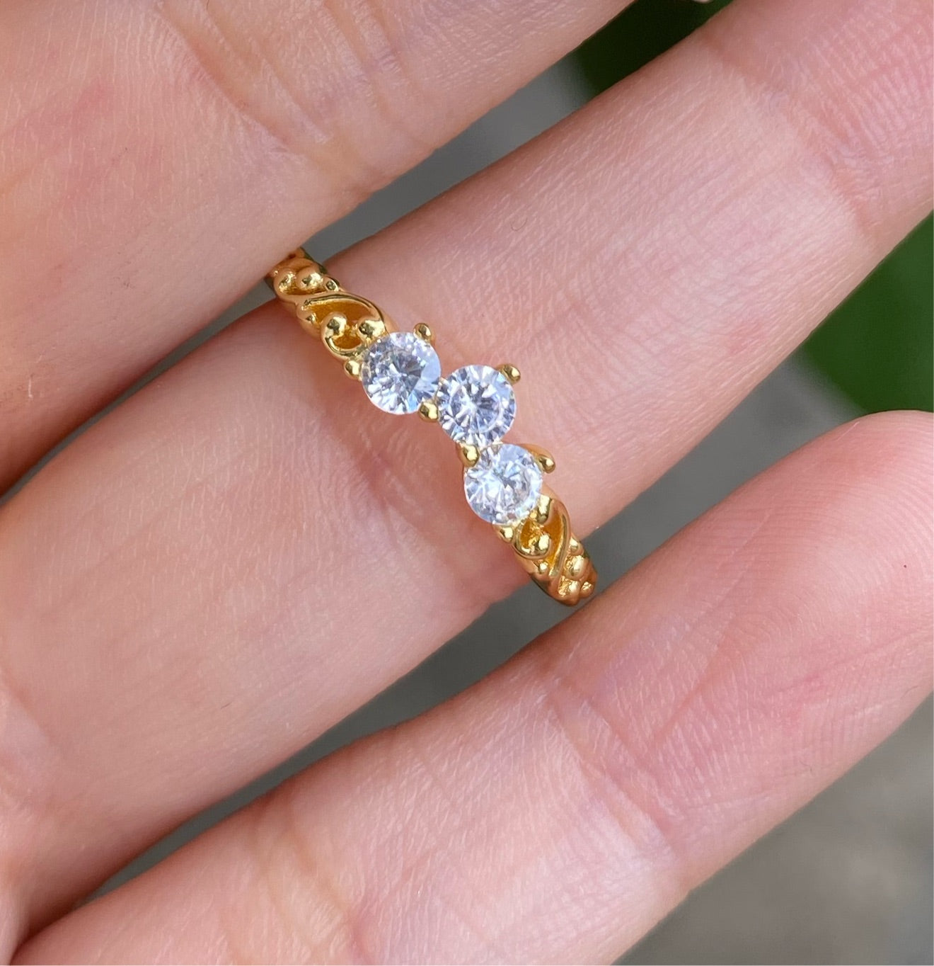 Anillo Tiara Real Gold