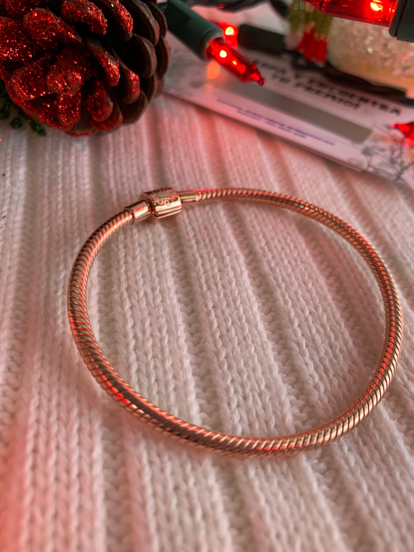 Brazalete Cierre Tambor Rose Gold