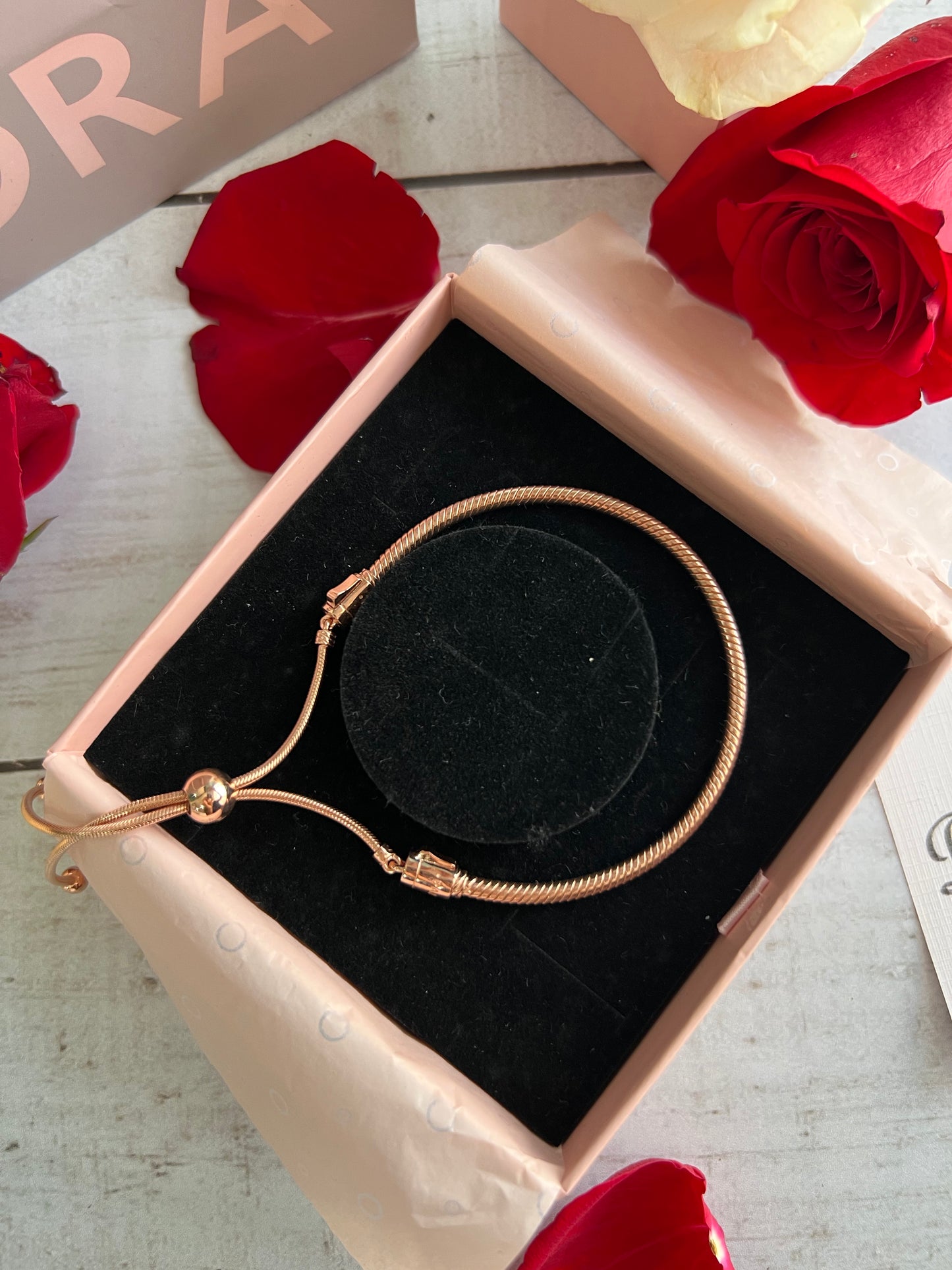 Brazalete Cierre Ajustable Rose Gold