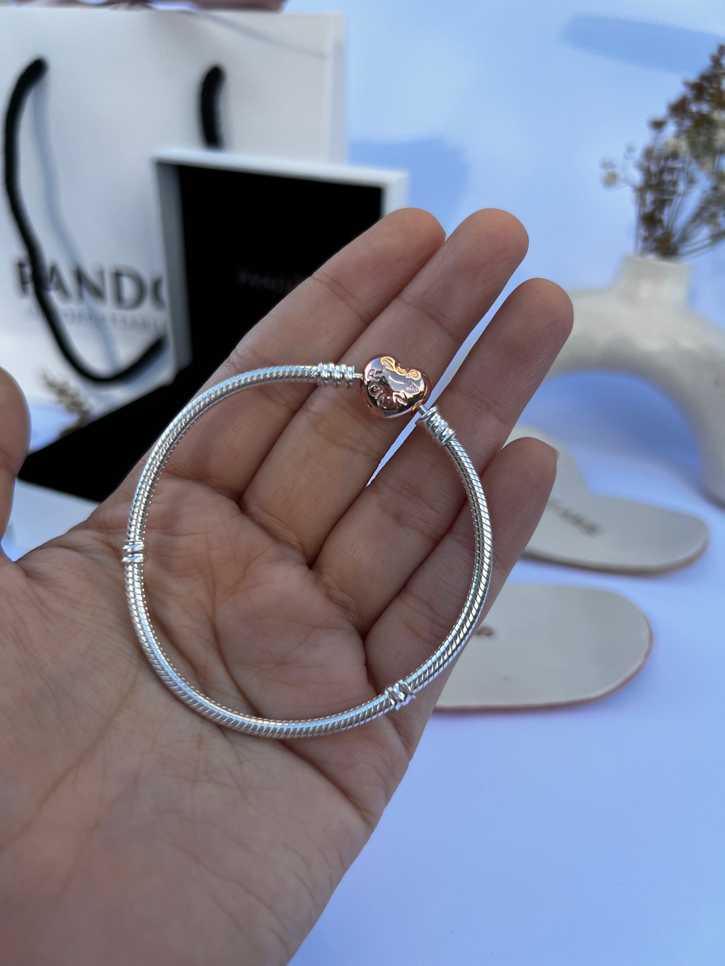 Brazalete Corazón Rose Gold