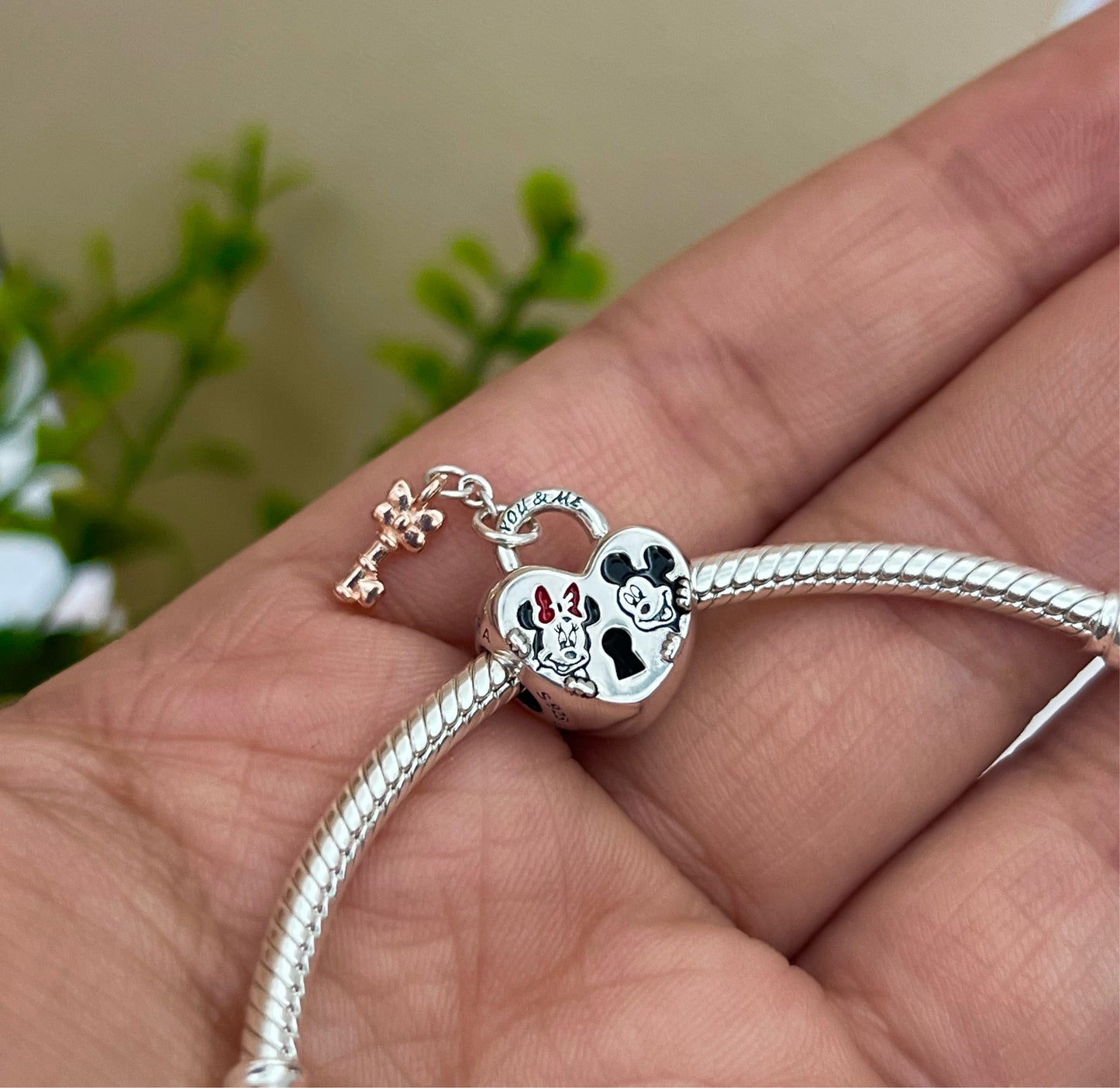 Candado Mickey y Minnie de Disney