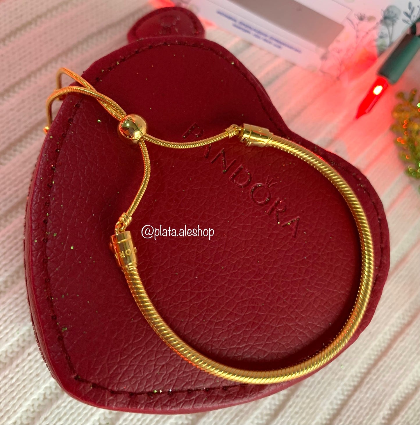 Brazalete Cierre Ajustable Dorado