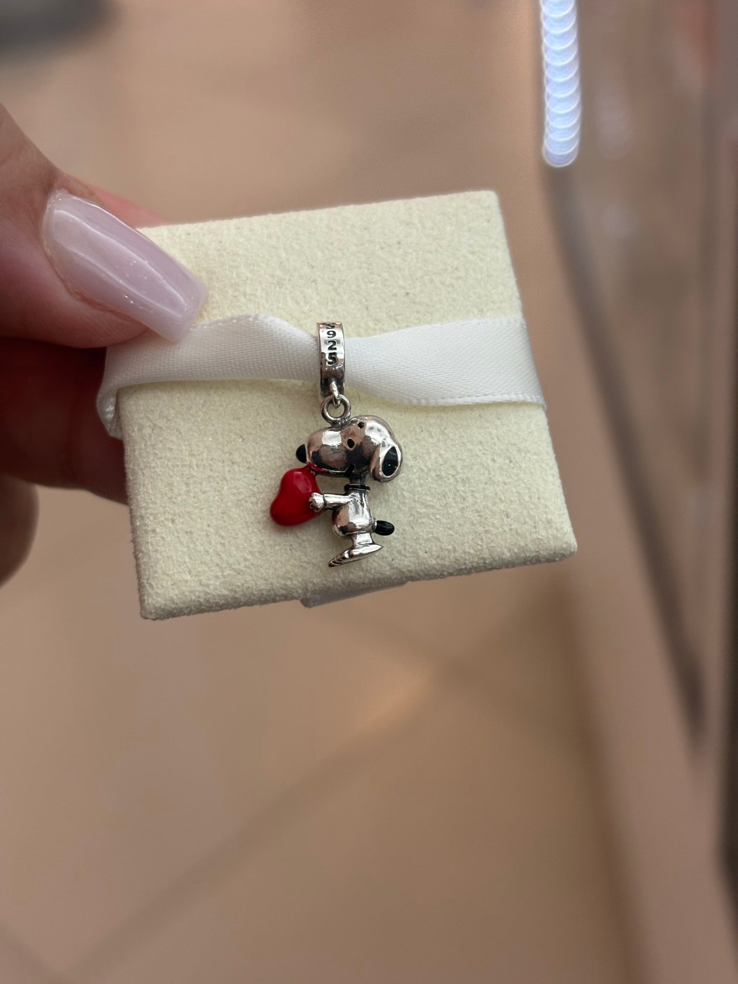 Corazón Mini Rojo - Snoopy