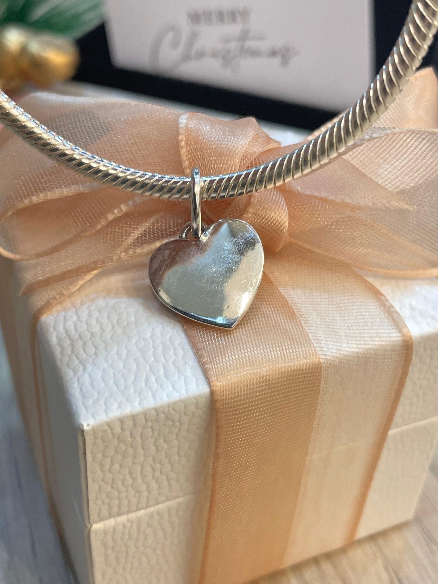 Charm Colgante Corazón de Amor - Silver