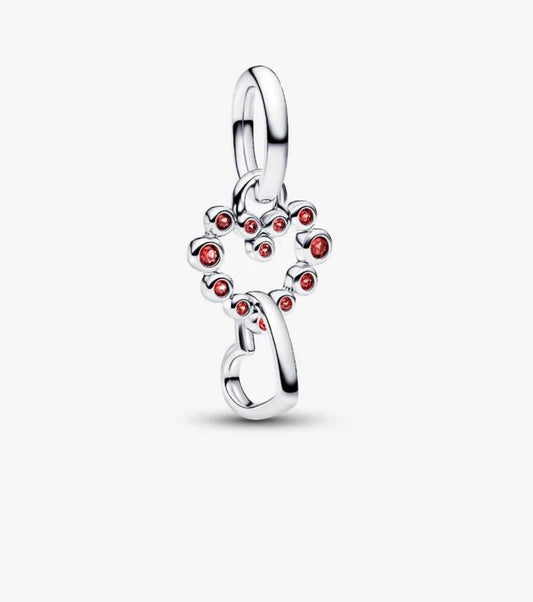 Charm Colgante Corazones Conectados