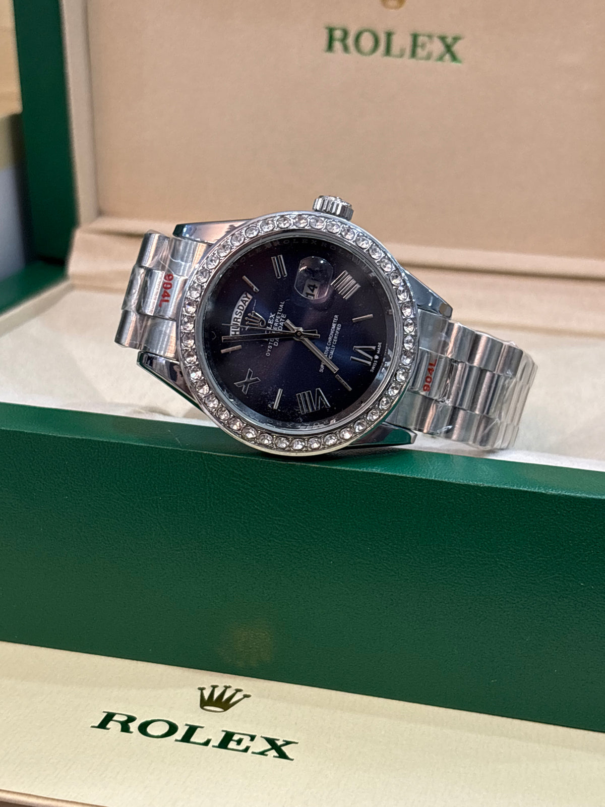 Rolex Day-Date 40 - Silver Blue