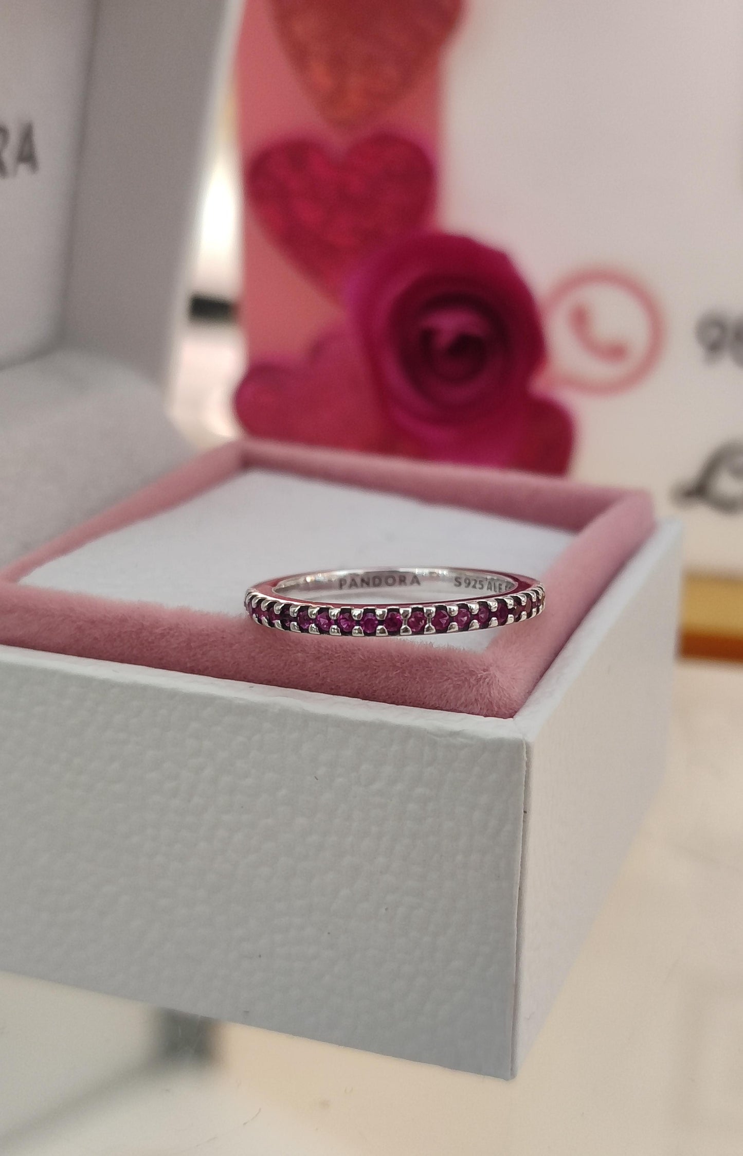 Anillo Churumbela Rosa - Silver