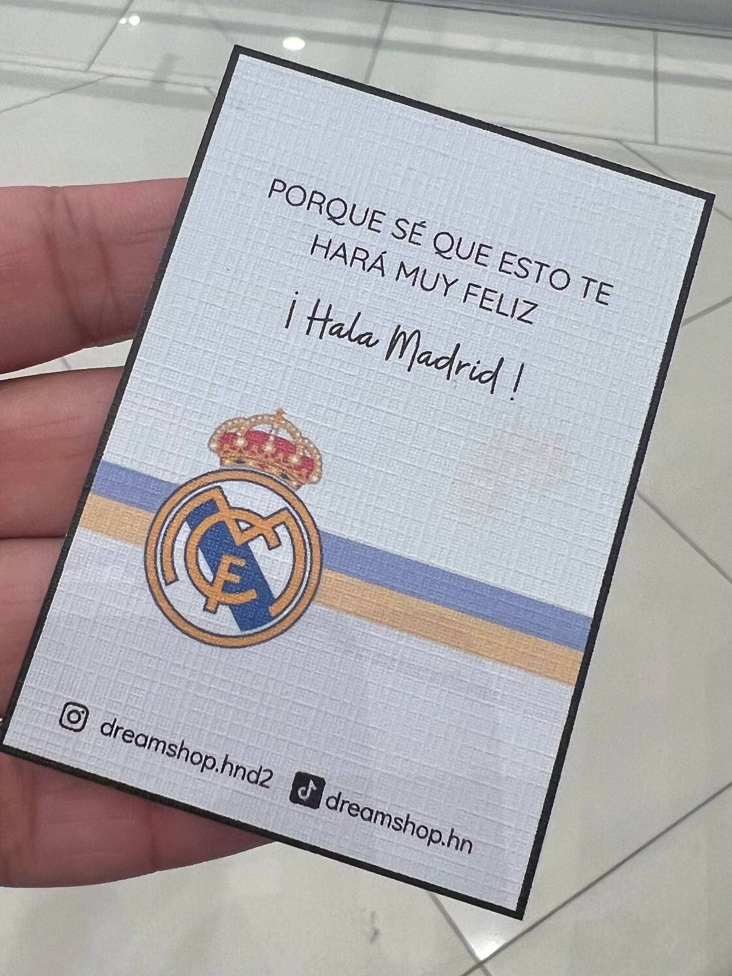 Dedicatoria Hala Madrid