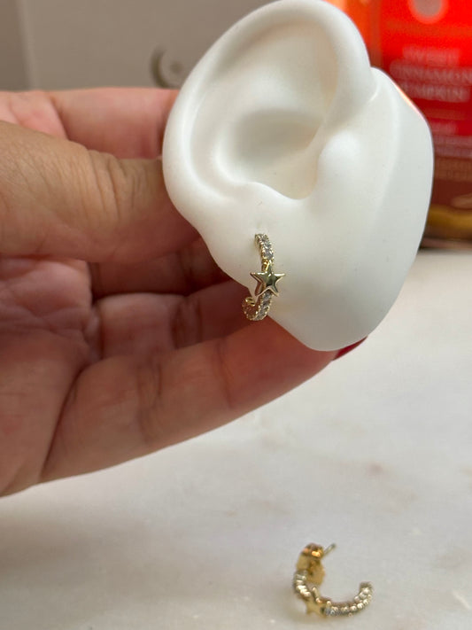 Golden Star - Aretes