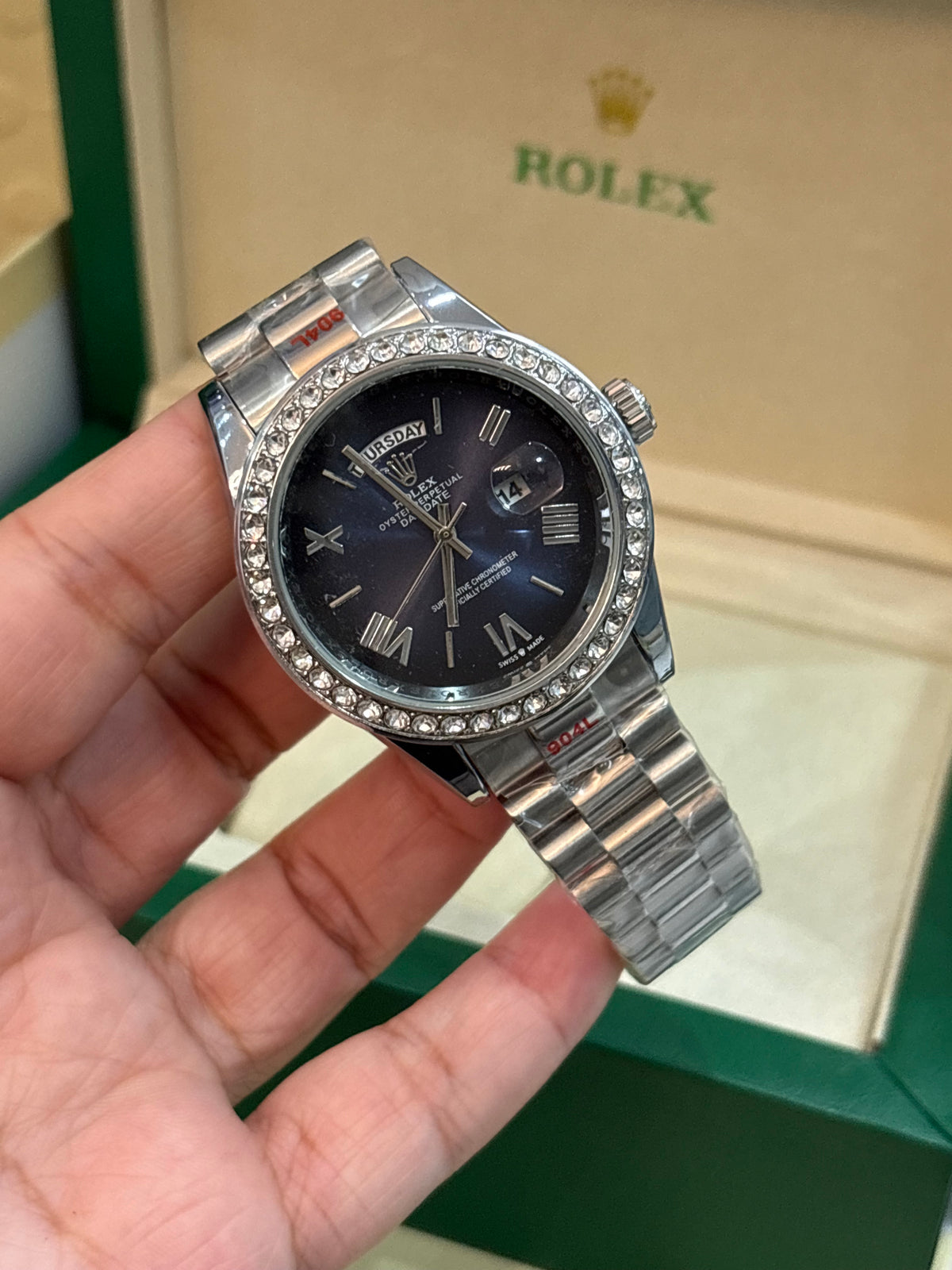 Rolex Day-Date 40 - Silver Blue