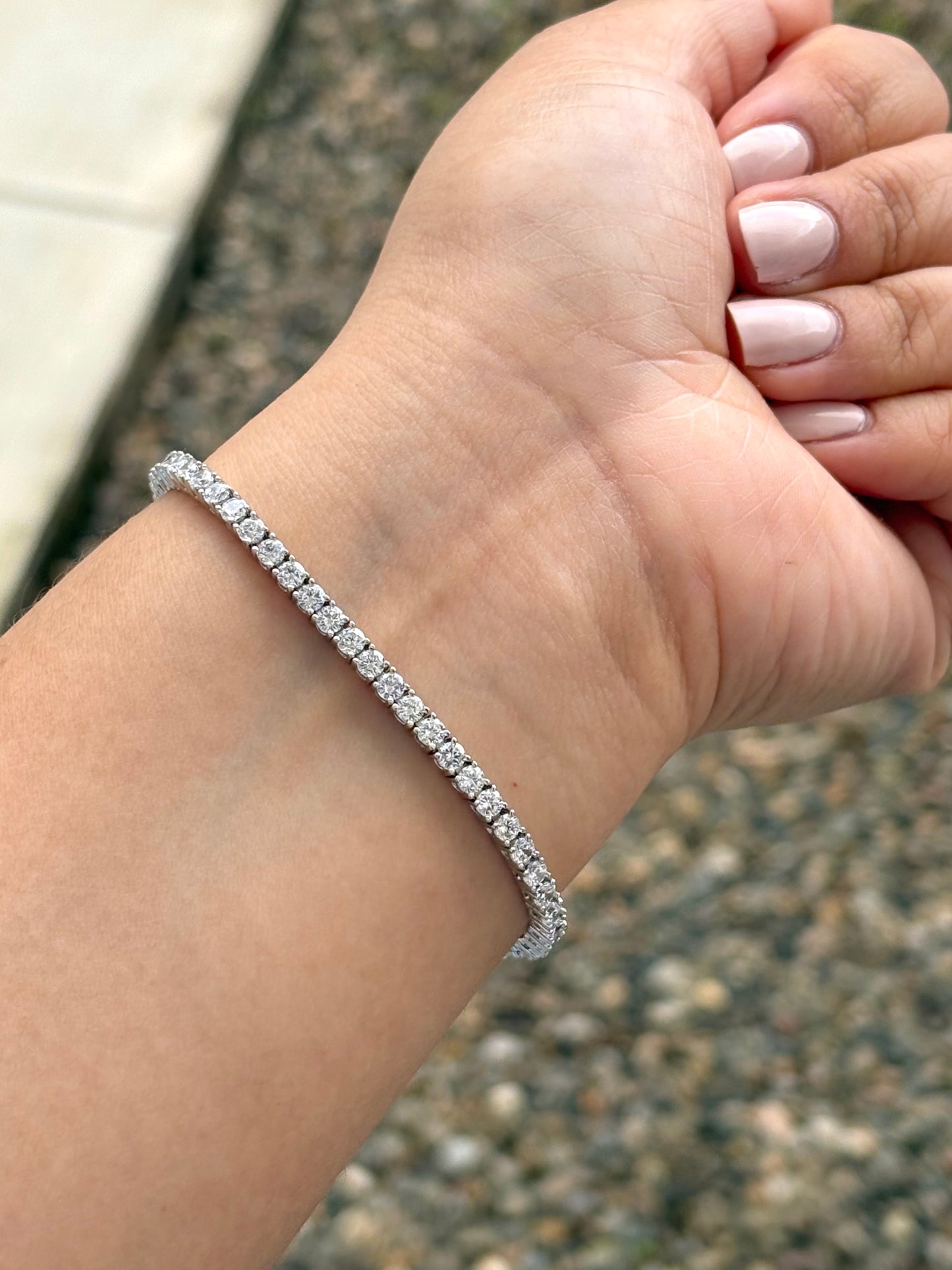 Brazalete Tennis - Moissanita