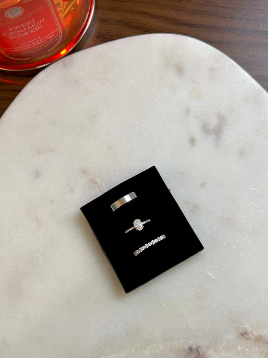 Trio Anillos Essence, Serenity & Radiant Love