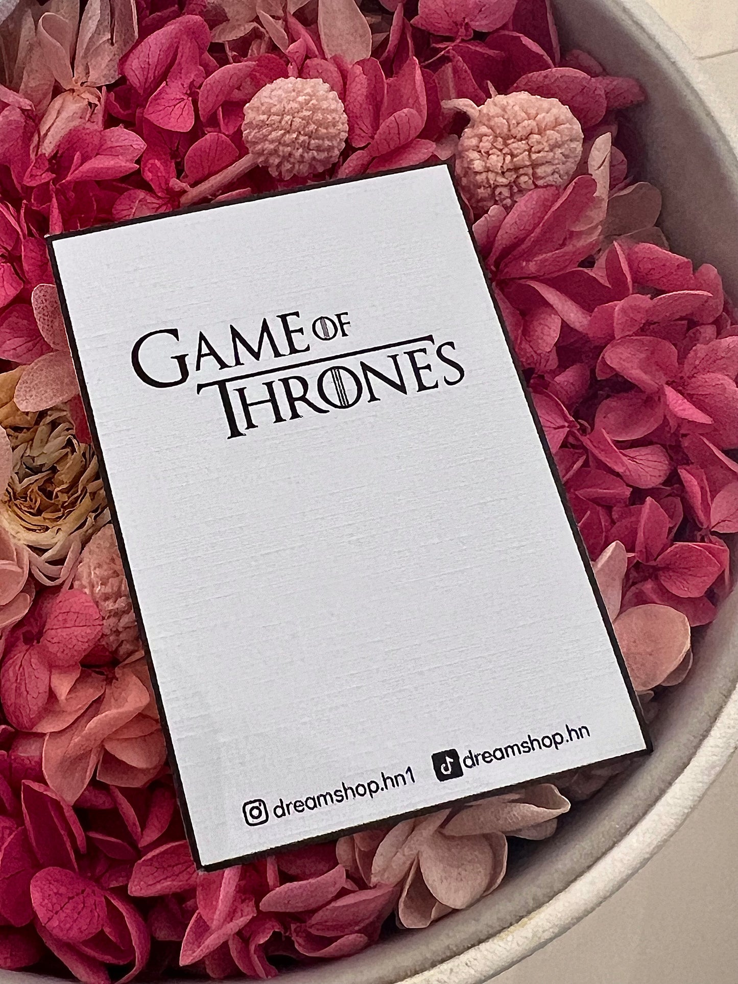 Dedicatoria - Game Of Thrones