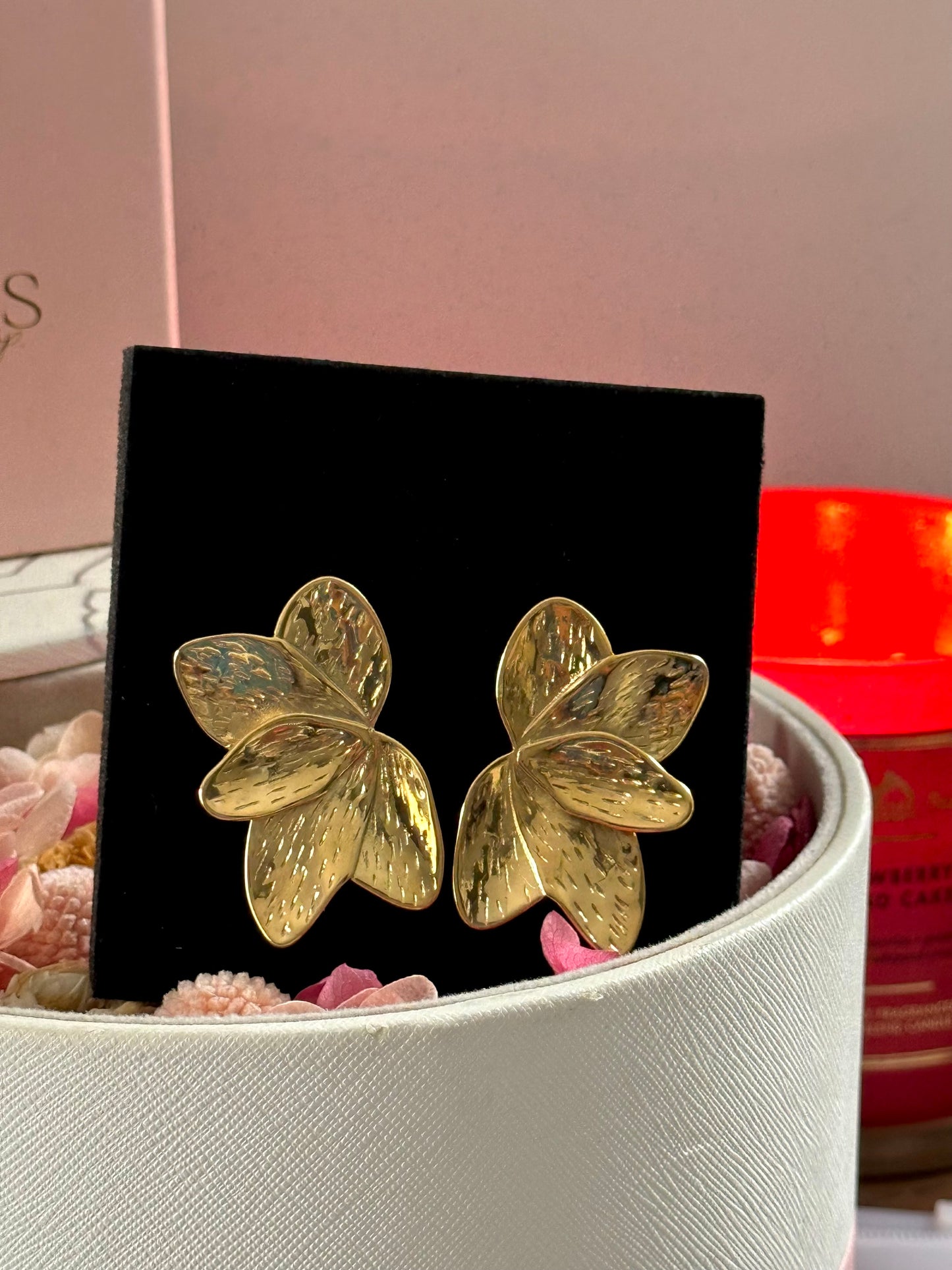 Aretes Pétalos Flor Divisible