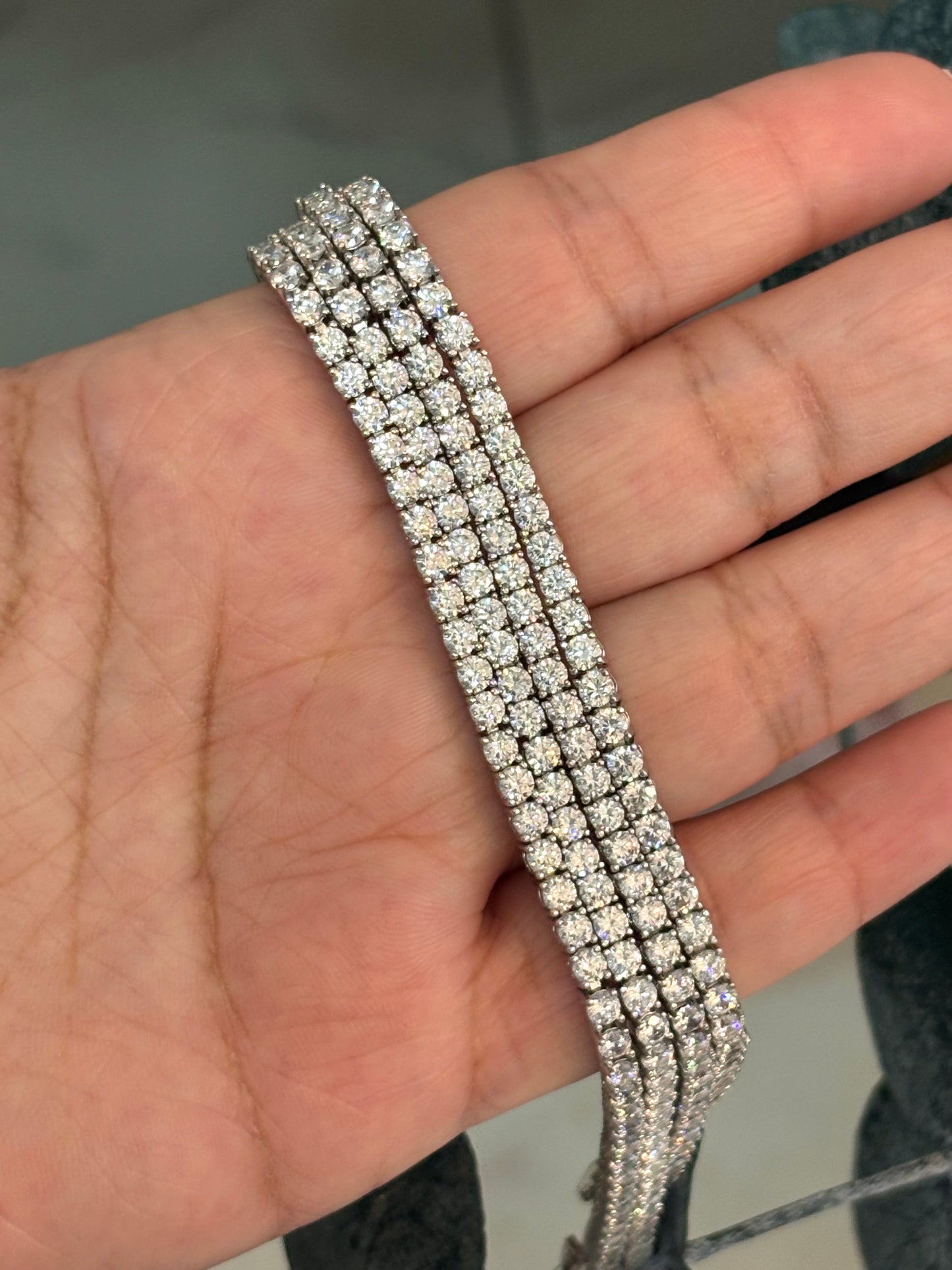 Brazalete Tennis - Moissanita