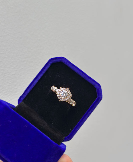Anillo Brillance Rose Gold