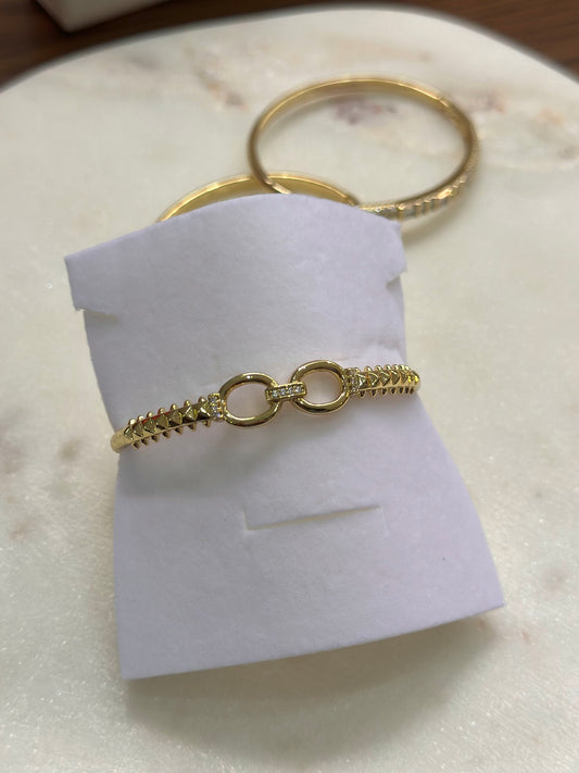 Brazalete Oro Infinito