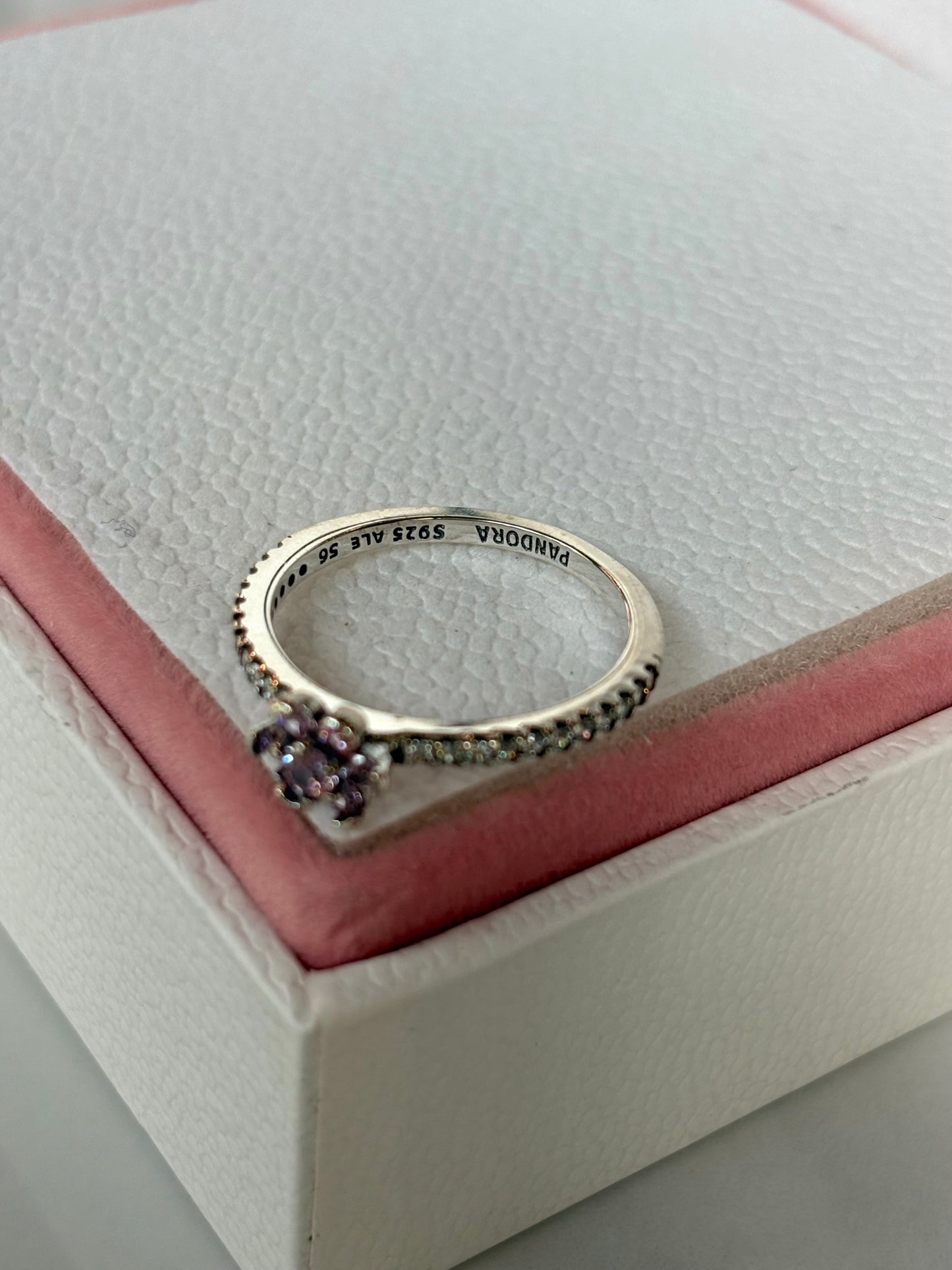 Anillo Flor Rosa