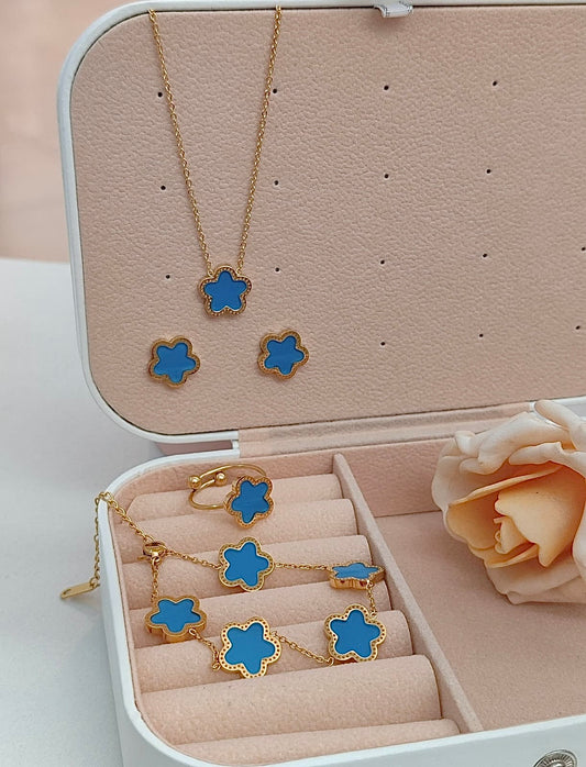 Set Azul & Gold - Van Cleef