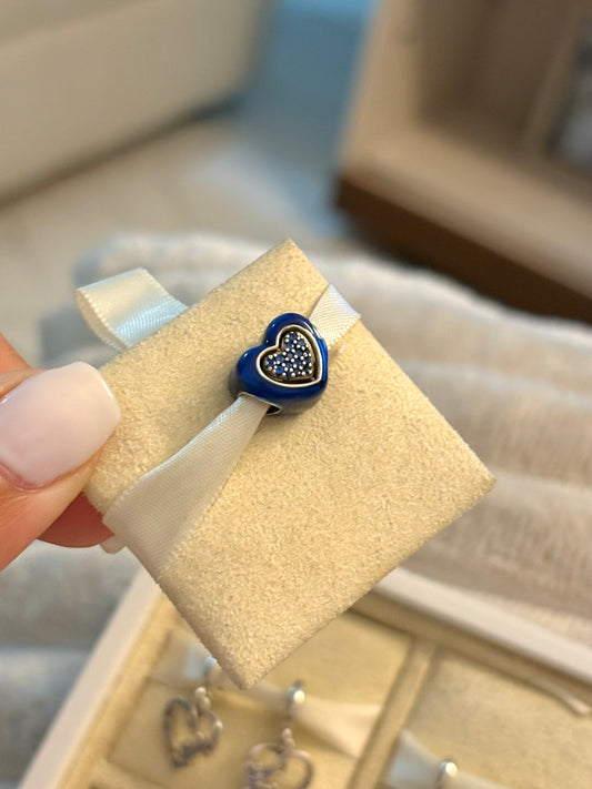 Charm Corazón Azul Divisible