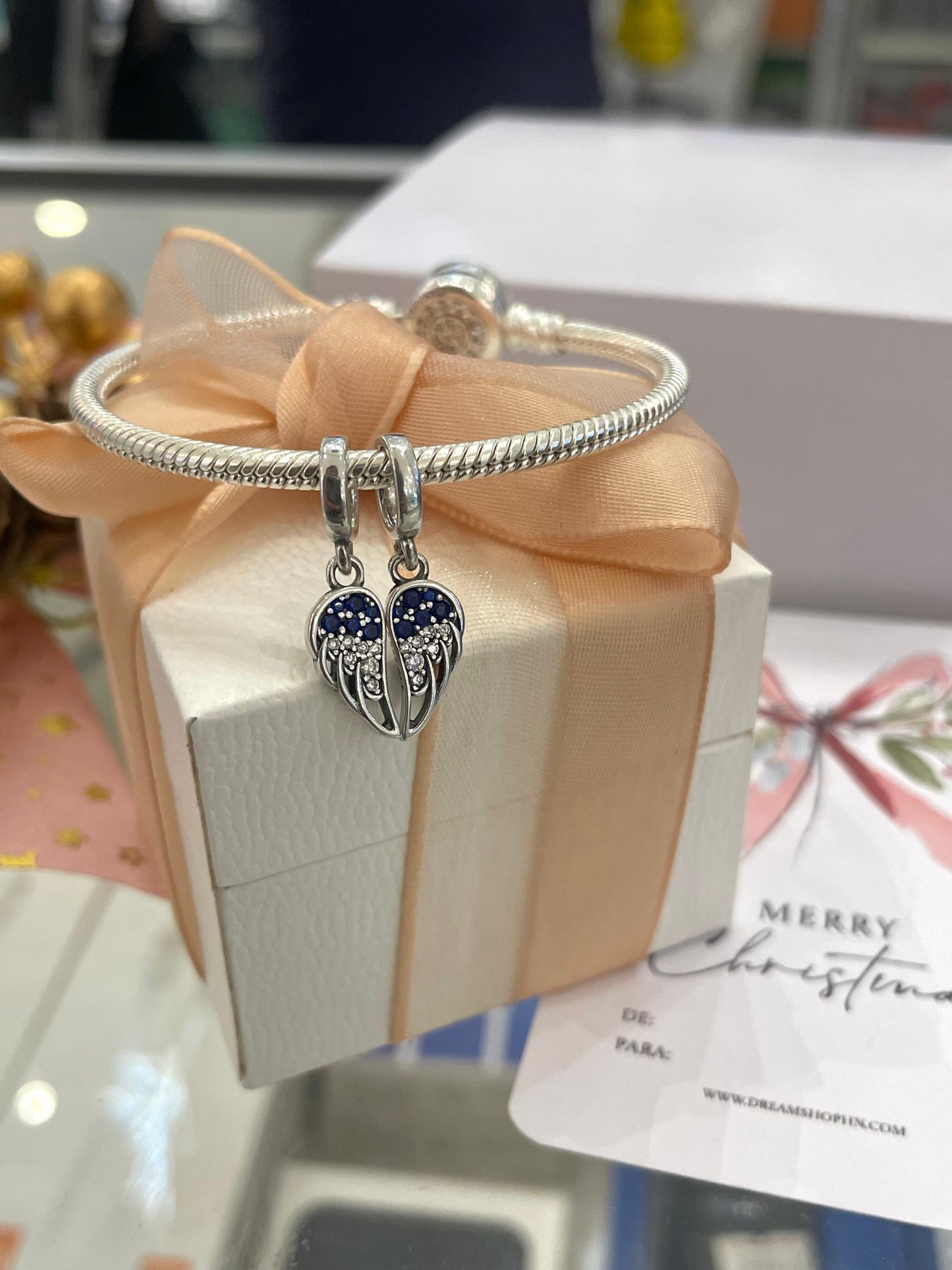 Charm Colgante Alas de Ángel Divisibles