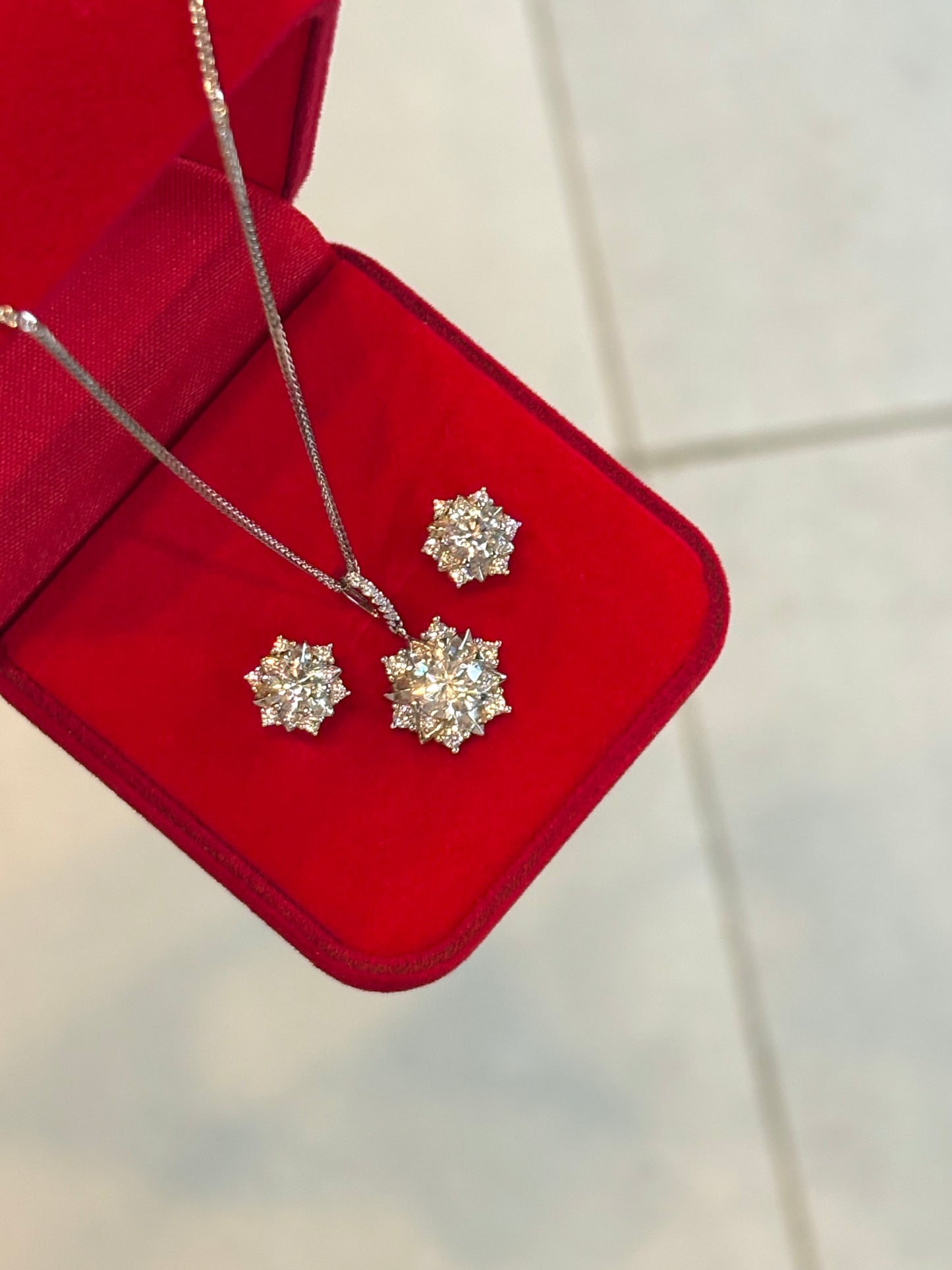 Set Clair Silver - Moissanita