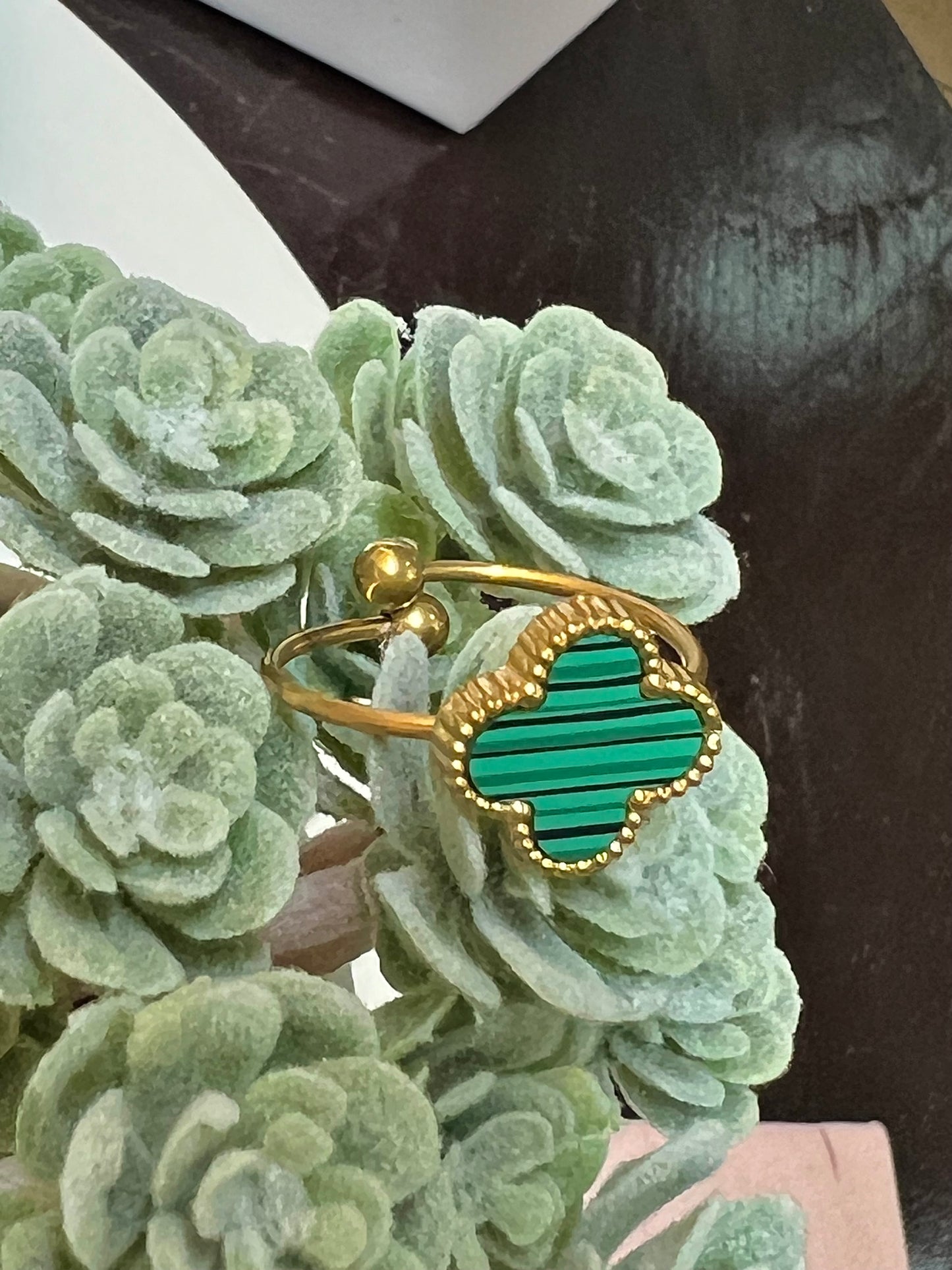 Anillo Green & Gold - Van Cleef