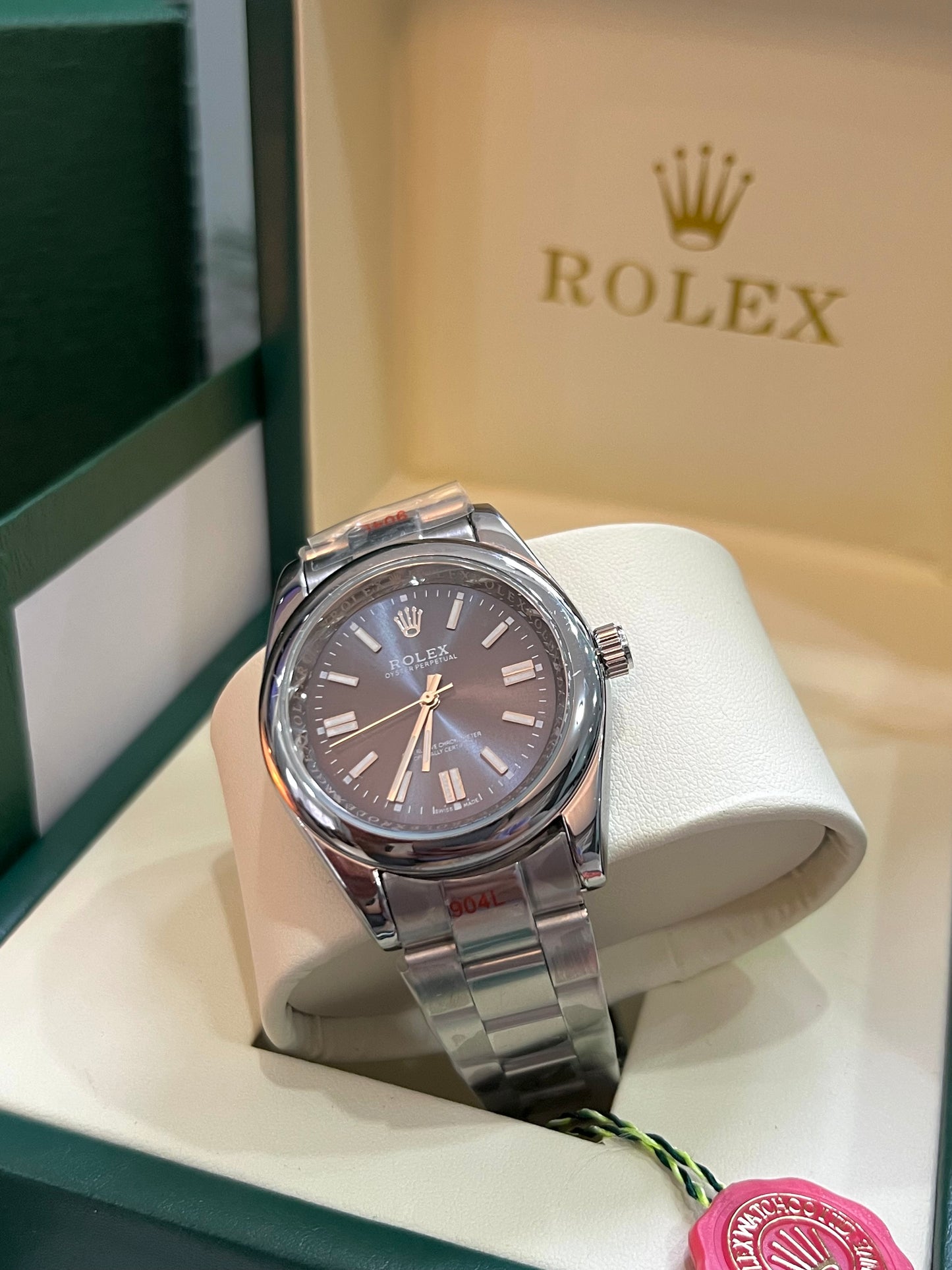 Rolex Oro Blanco & Esfera Azul