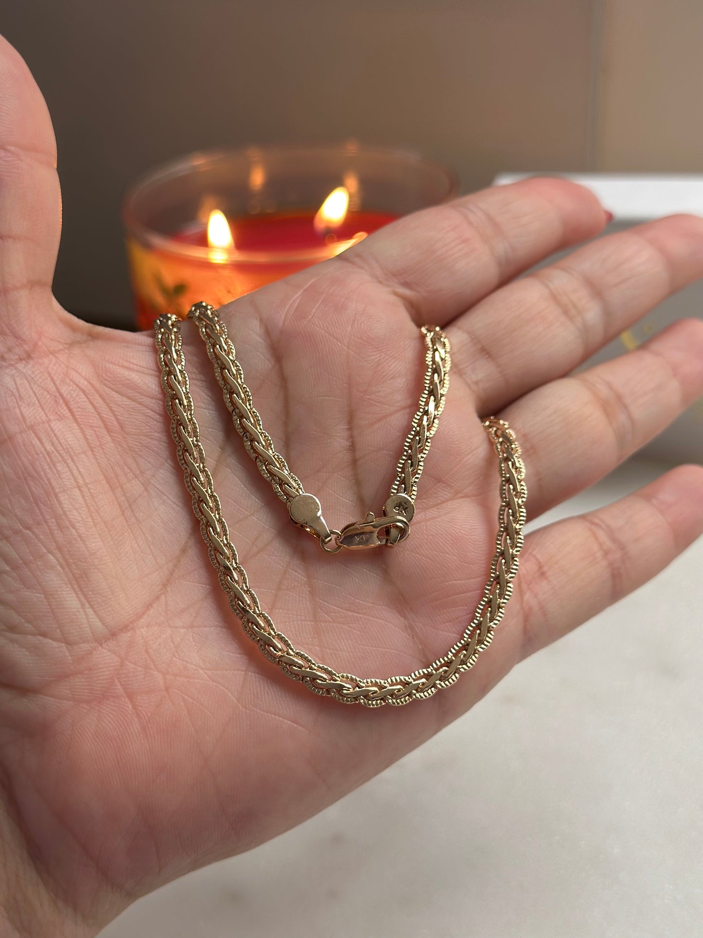 Rose Gold Link - Collar