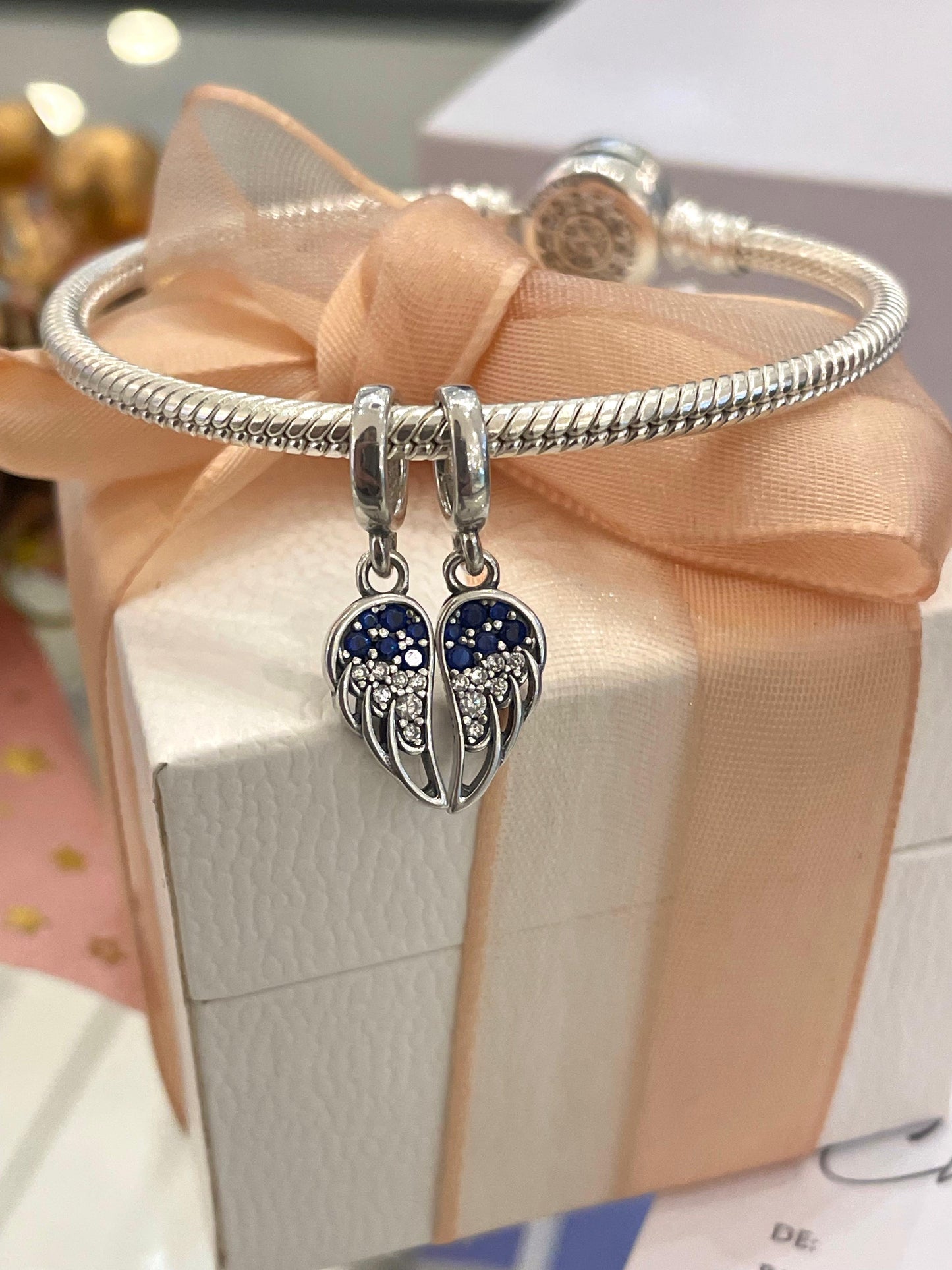 Charm Colgante Alas de Ángel Divisibles