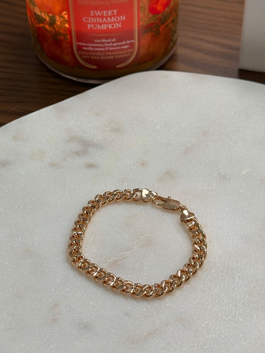 Brazalete Cubano - Rose Gold