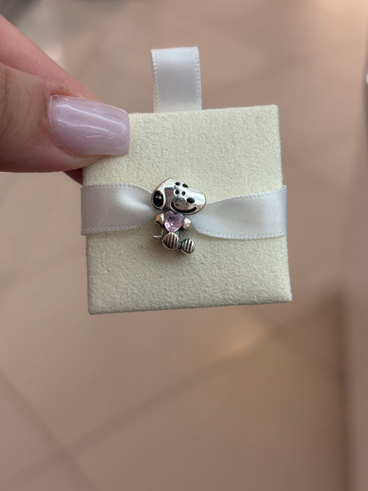 Corazón Rosa - Snoopy
