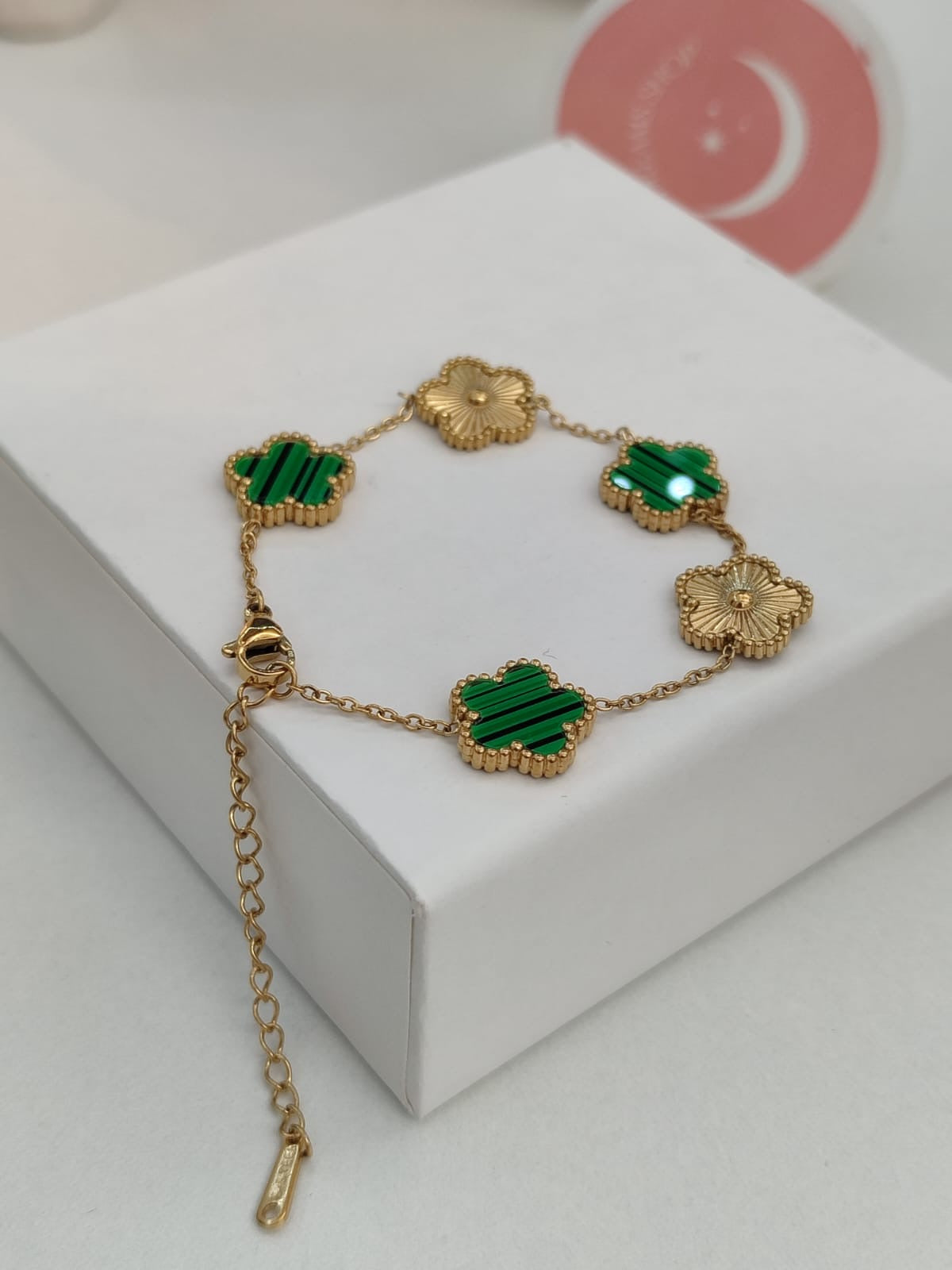 Brazalete Green & Gold - Van Cleef