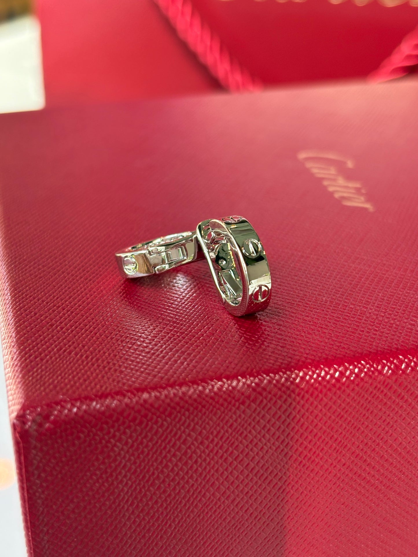 Argollas Silver - Cartier