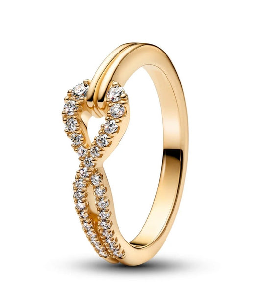 Anillo Infinito Pave - Gold