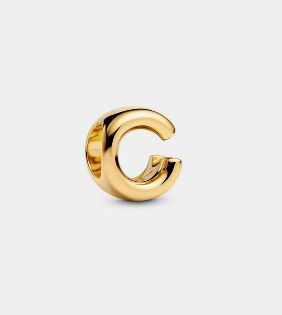 Charm Letras - Gold