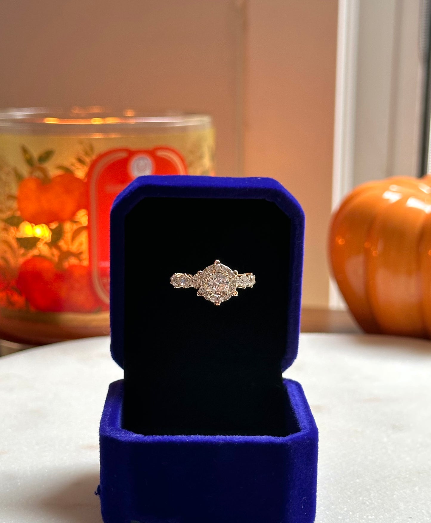Anillo Brillance Rose Gold