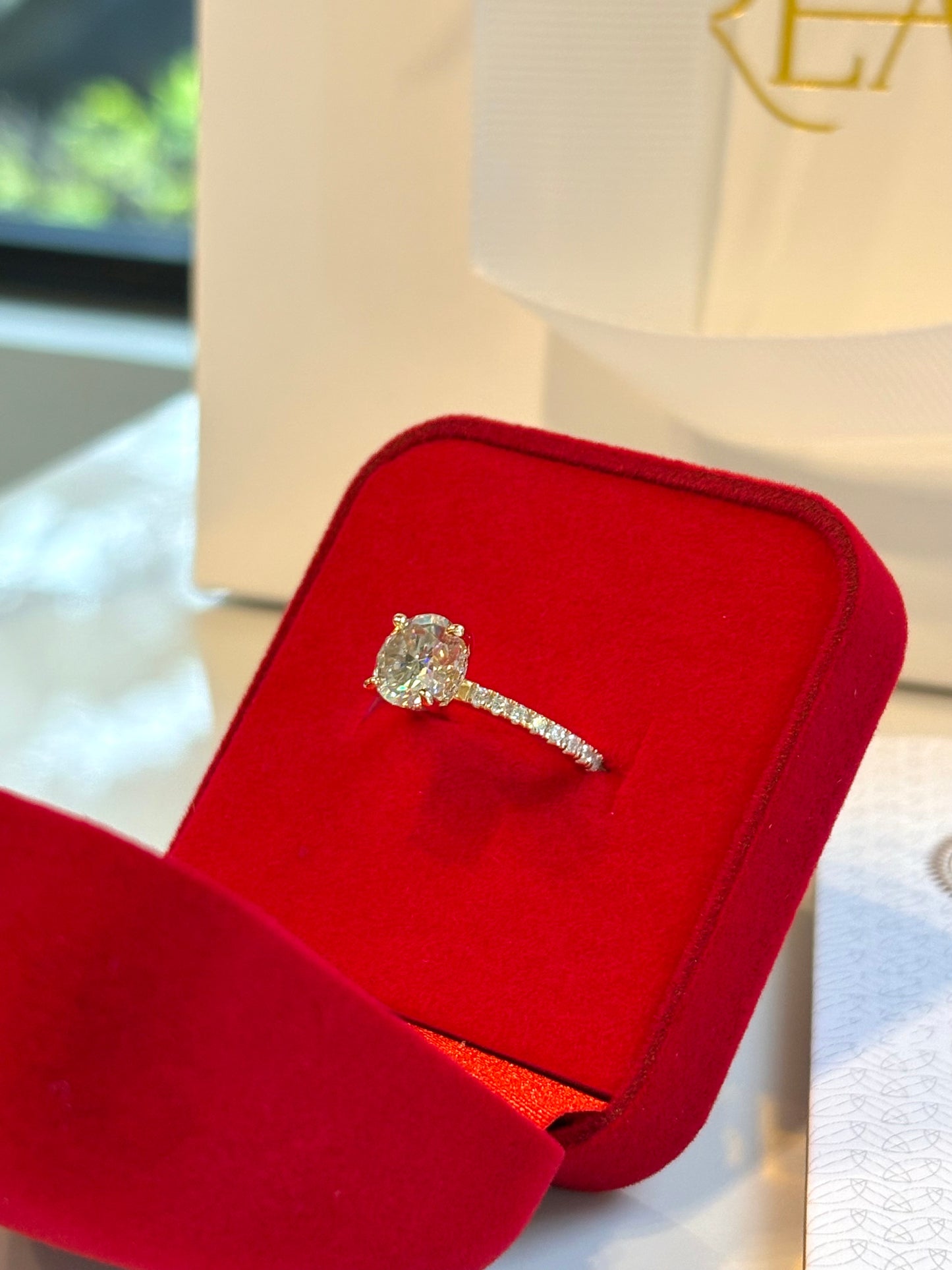 Anillo Eternal - Moissanita