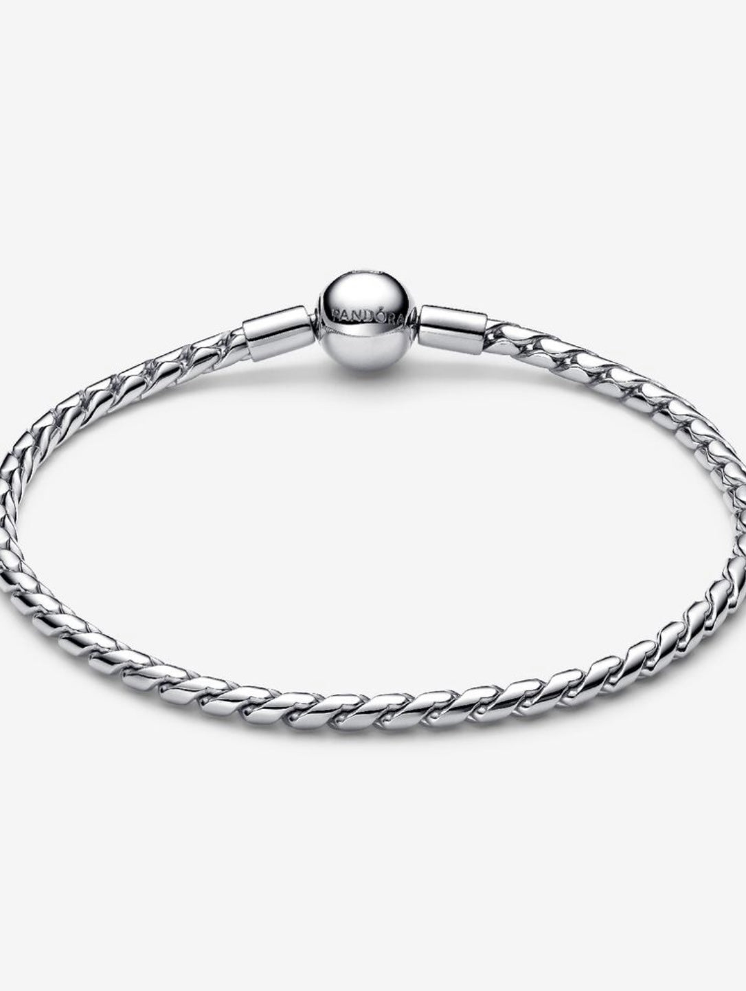 Brazalete Cadena Trenzada Broche Redondo