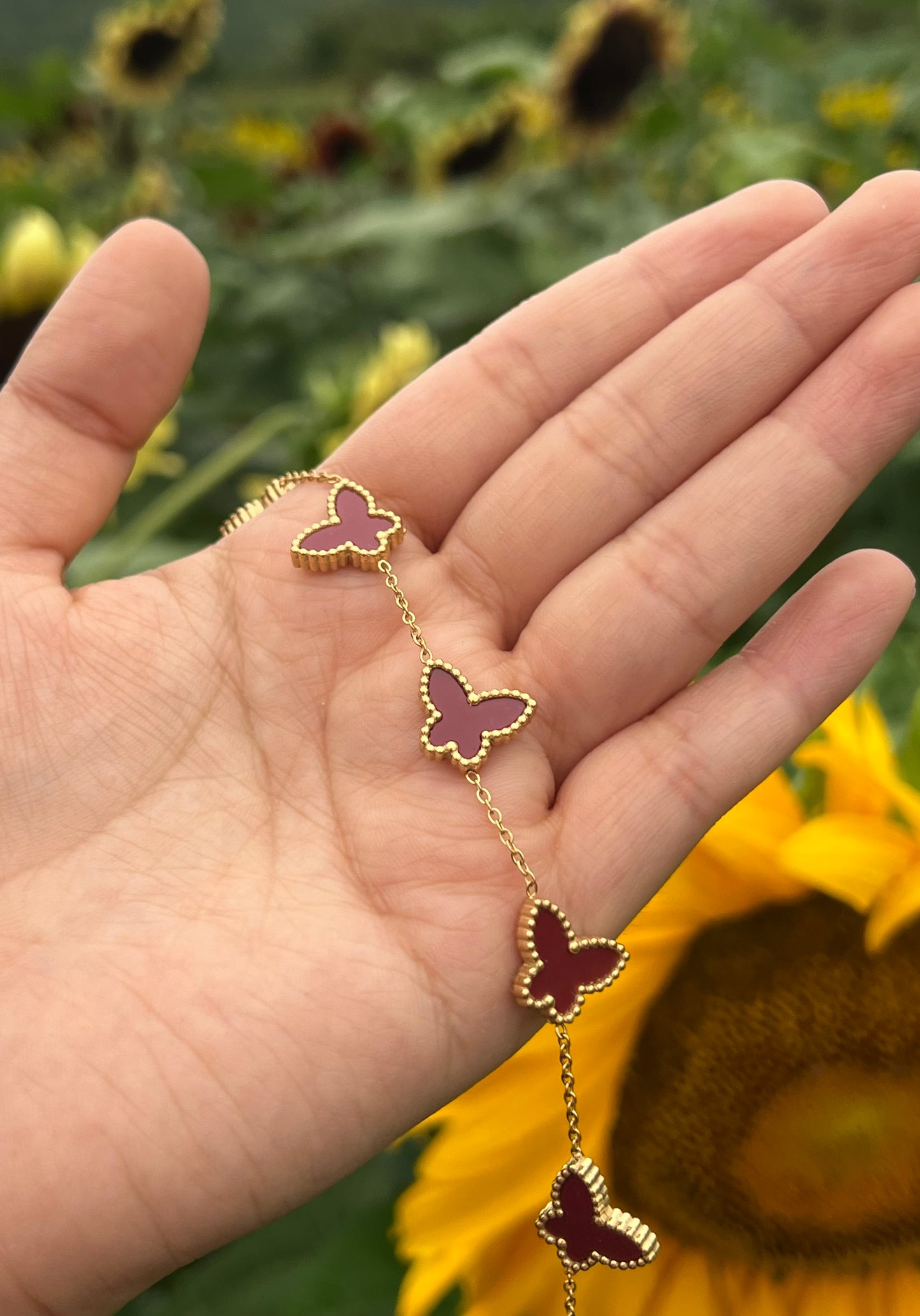 Brazalete Red Mariposa- Van Cleef Naturaleza