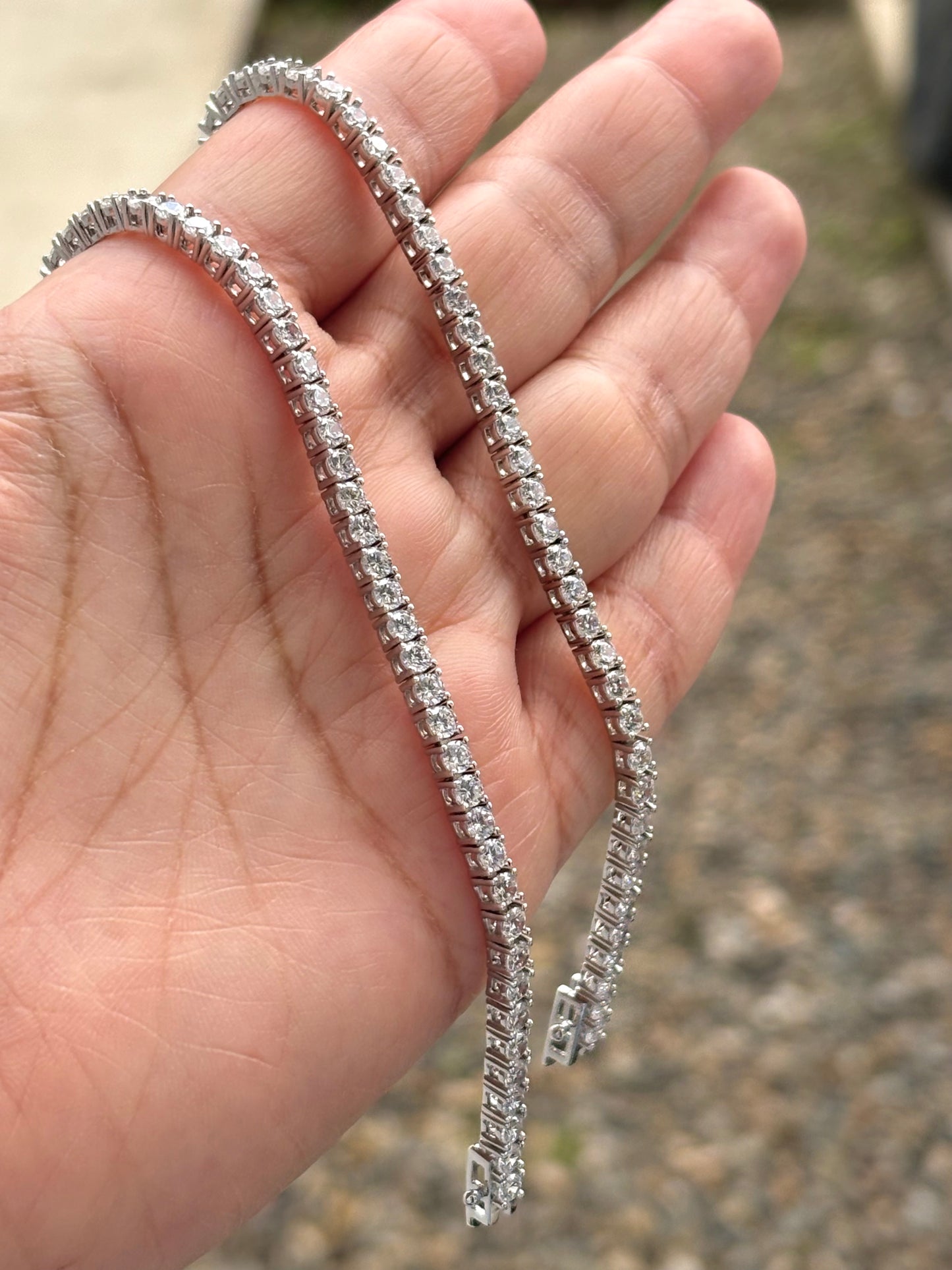 Brazalete Tennis - Moissanita