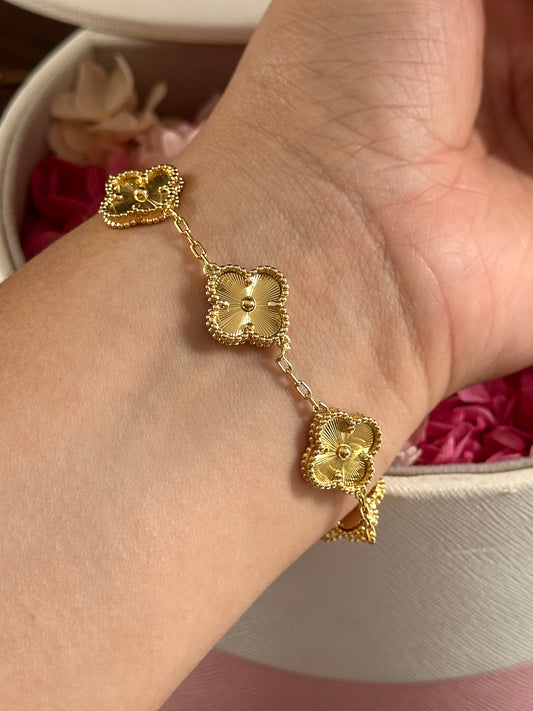 Brazalete Trébol Gold