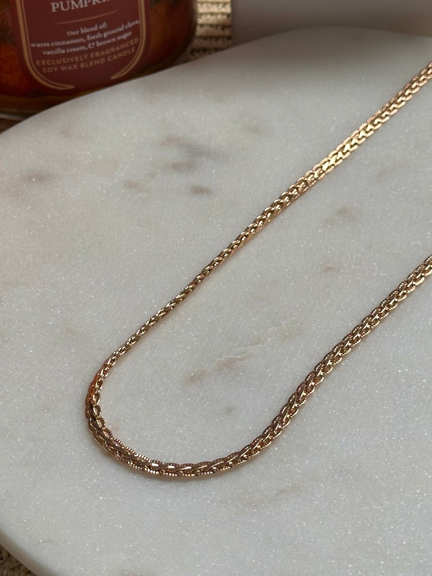 Rose Gold Link - Collar
