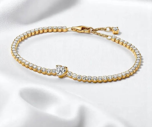 Brazalete Halo Corazón - Gold