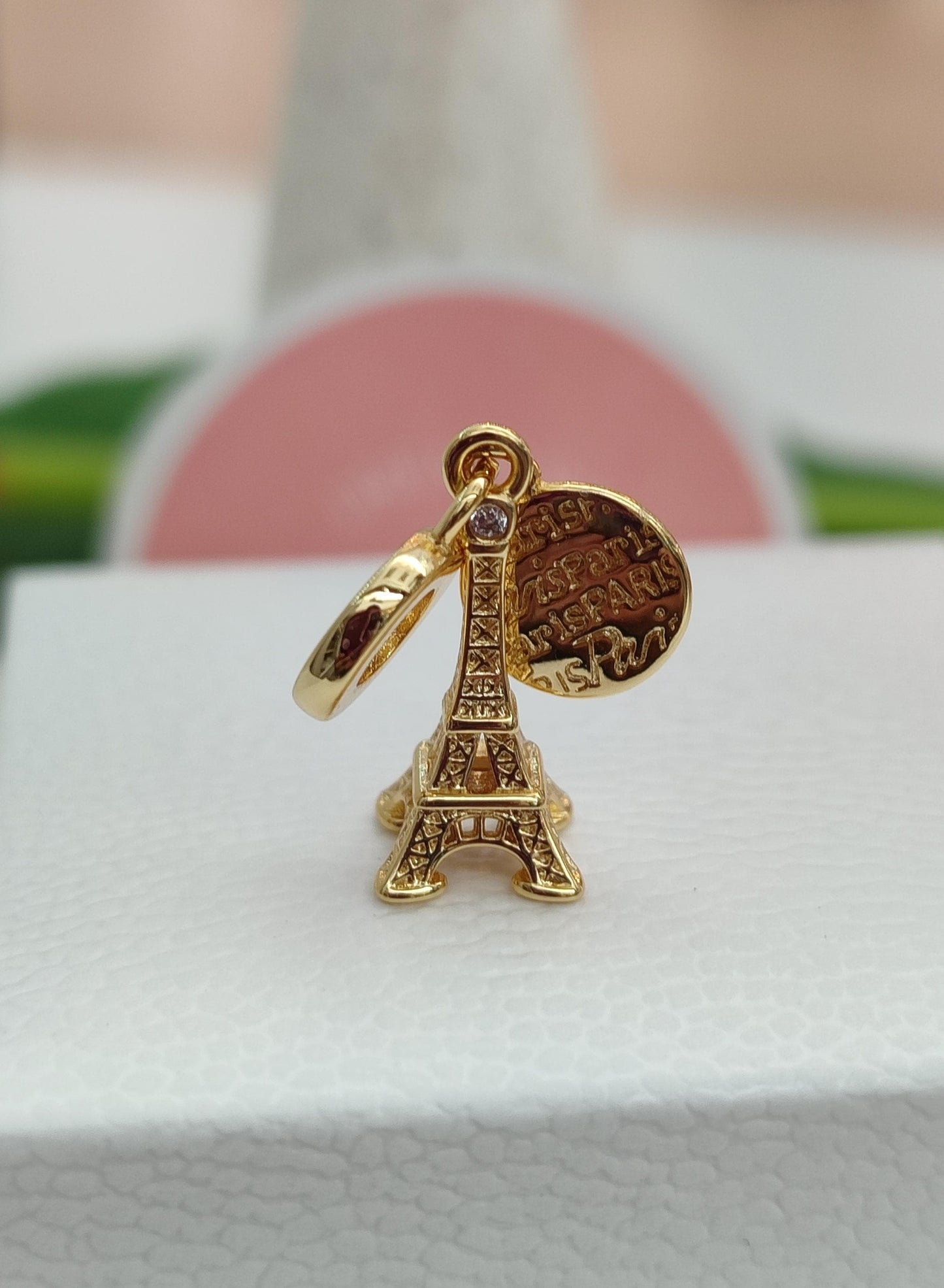 Charm Colgante Torre Eiffel - Gold