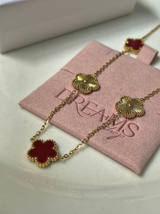 Collar Red & Gold - Van Cleef