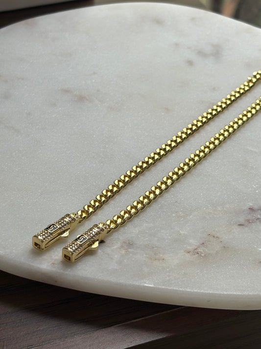 Brazalete Mónaco - Trenzado Gold