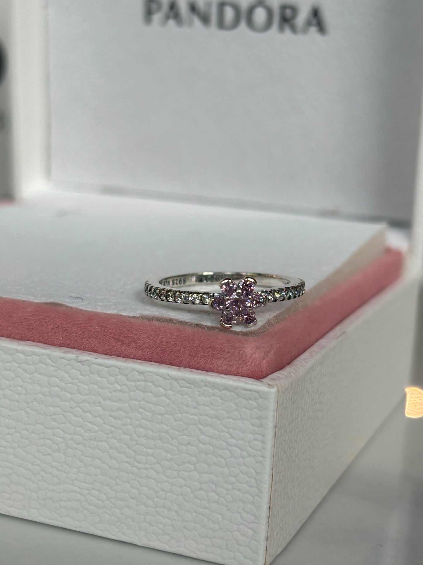 Anillo Flor Rosa