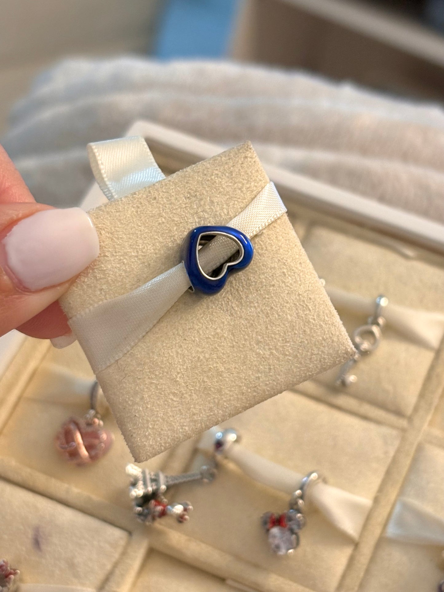 Charm Corazón Azul Divisible